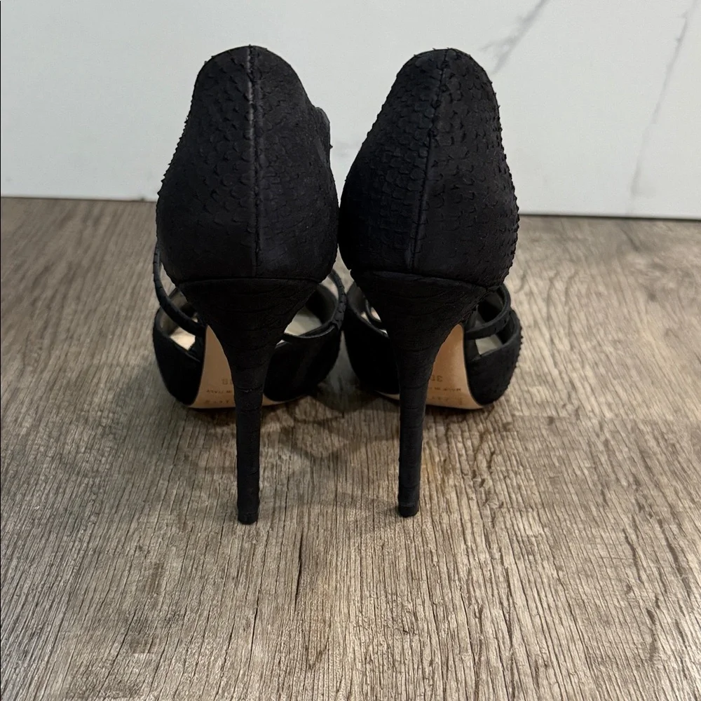 Dior Black Strappy Heels - Picture 4 of 9